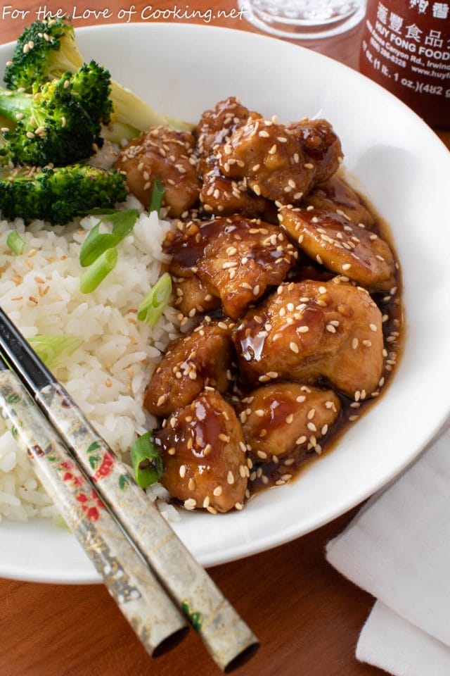 Easy Sesame Chicken | For The Love Of Cooking