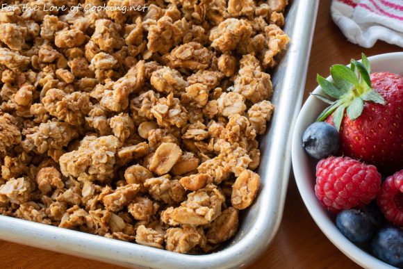 Peanut Butter and Honey Granola