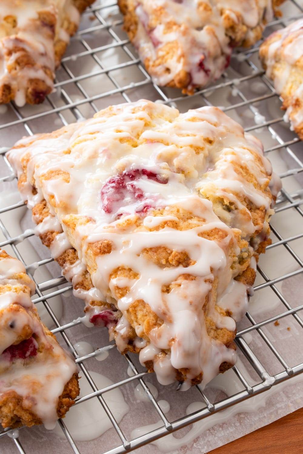 Lemon Raspberry Scones