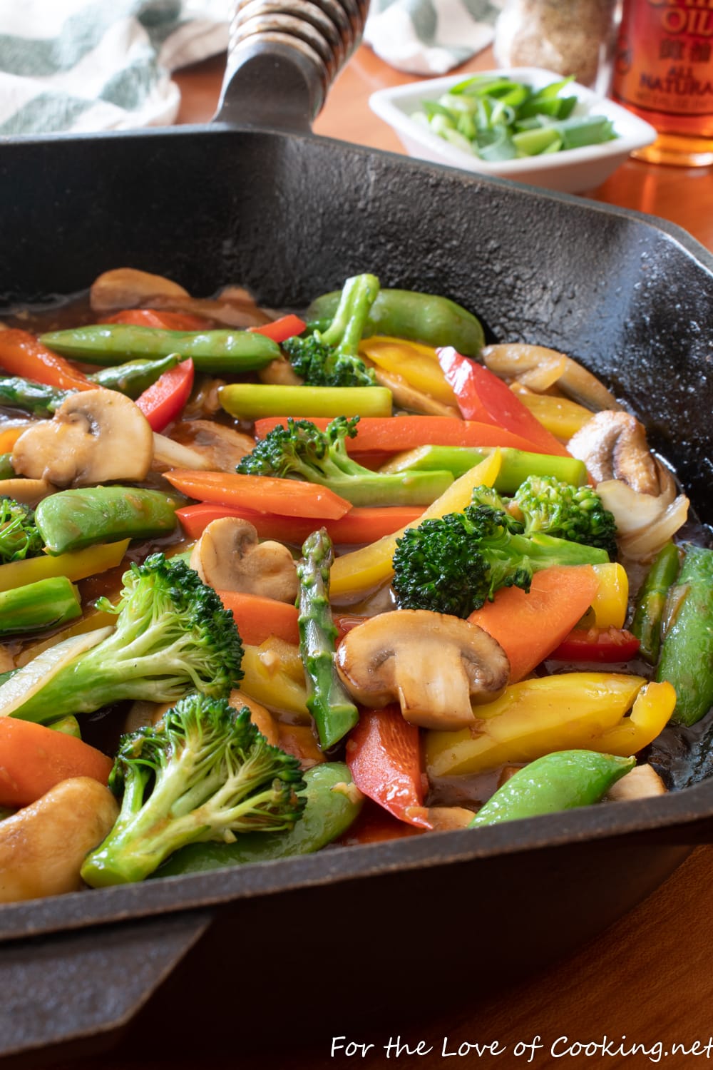 Vegetable Stir Fry | For the Love of Cooking