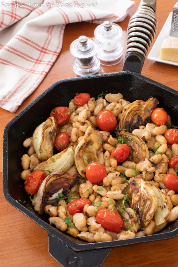 Roasted Fennel, Tomatoes, and White Beans