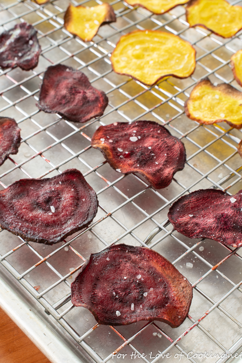 Oven-Baked Beet Chips