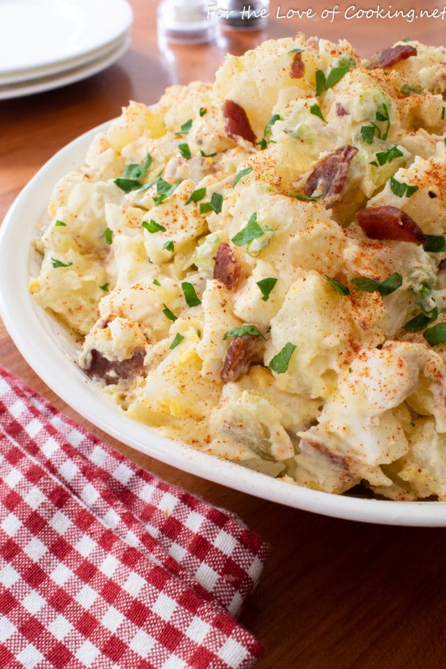 Potato Salad with Bacon | For the Love of Cooking