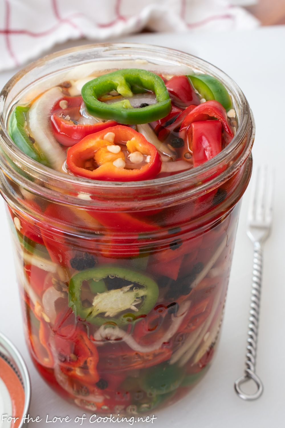QuickPickled Peppers For the Love of Cooking