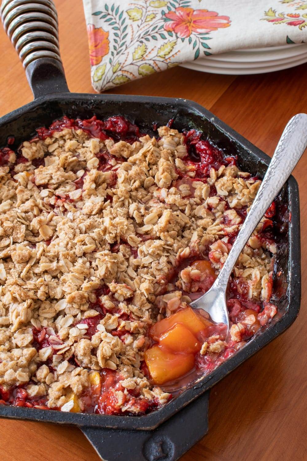 Strawberry-Nectarine Crisp