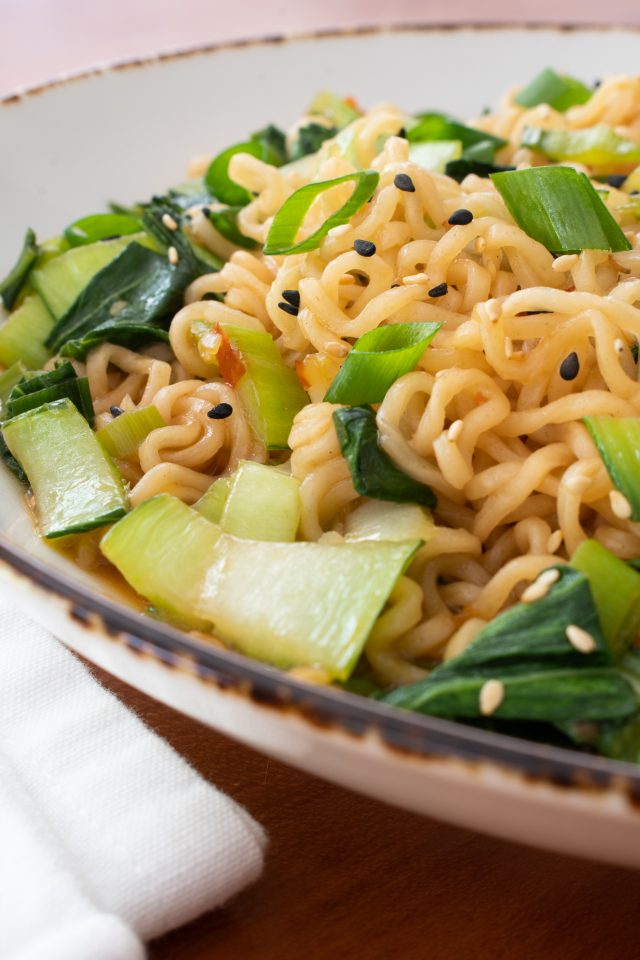 Noodle Stir Fry with Bok Choy For the Love of Cooking