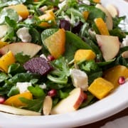 Fall Salad with Maple Dijon Vinaigrette