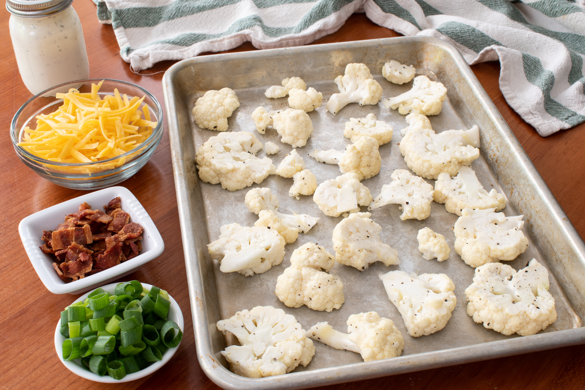 Loaded Roasted Cauliflower