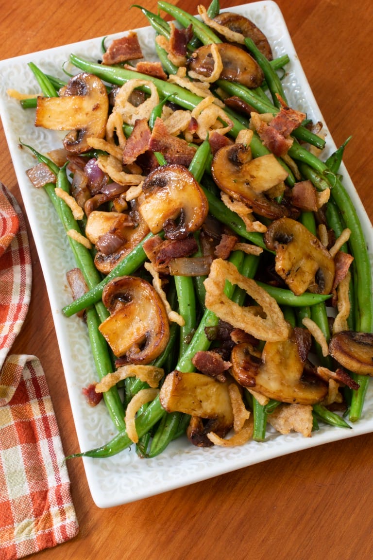 Bacon Ranch Green Beans