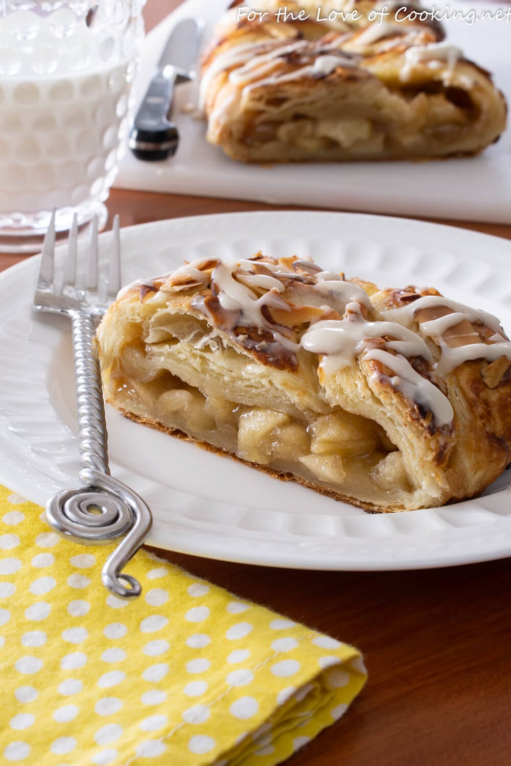 Glazed Apple Danish Braid