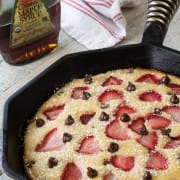 Oven-Baked Strawberry Pancake