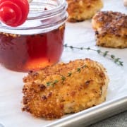 Crispy Chicken with Hot Honey Drizzle