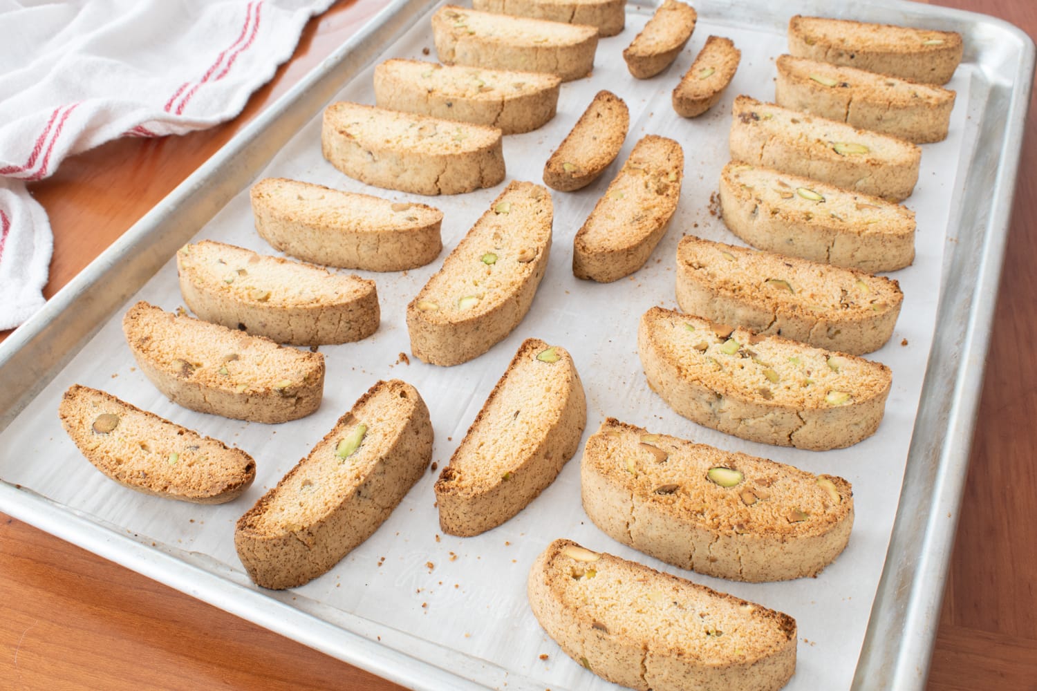 Chocolate Pistachio Biscotti