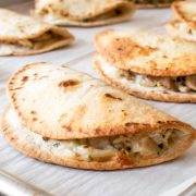 Mini Green Chile Chicken Quesadillas