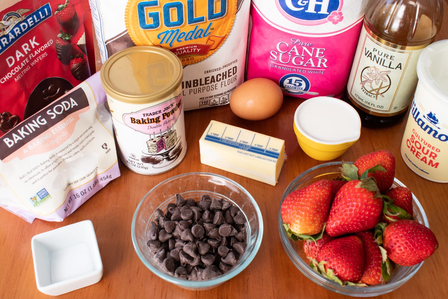 Chocolate Covered Strawberry Muffins