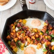 Sweet Potato Hash and Eggs