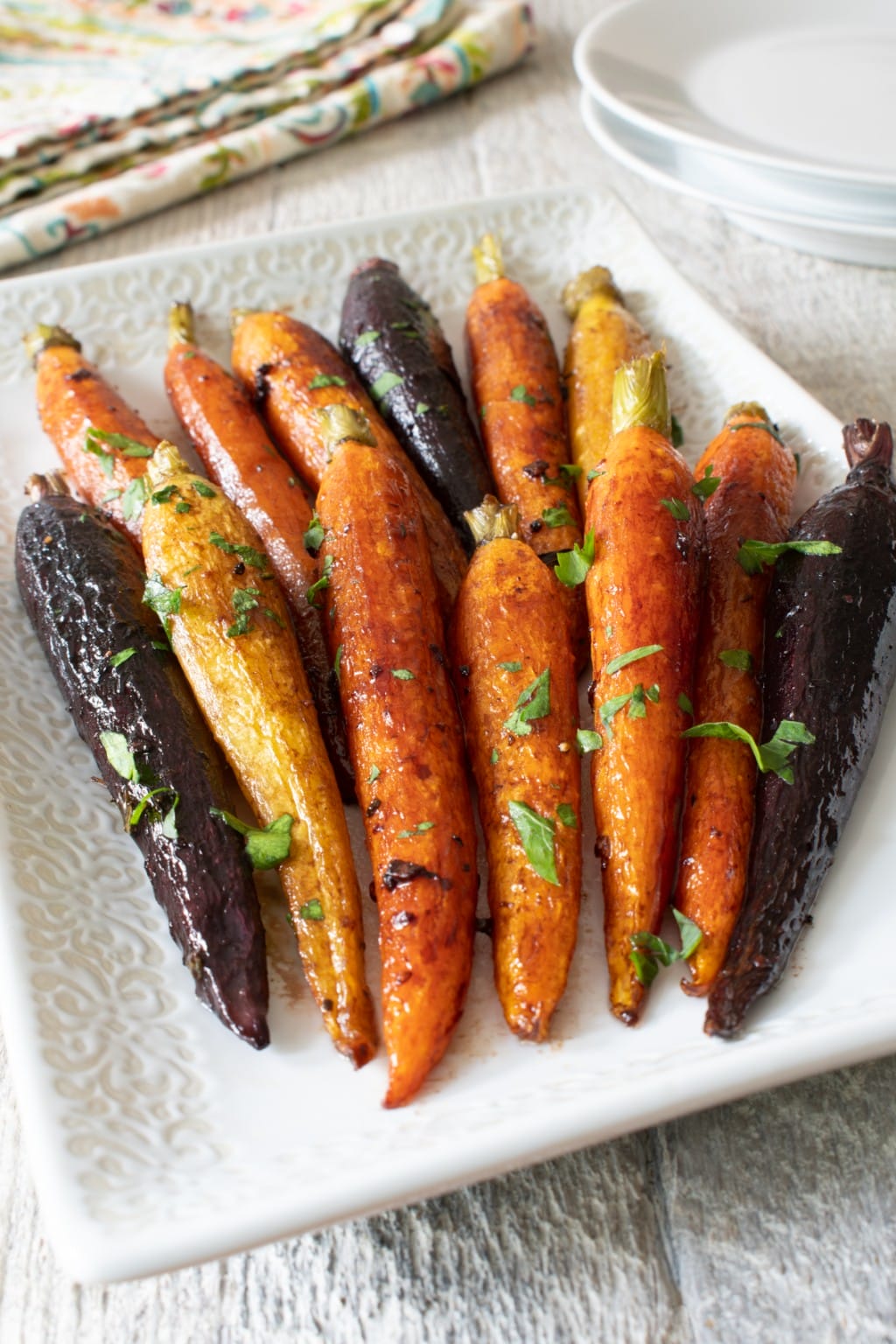 Garlic Roasted Carrots For the Love of Cooking