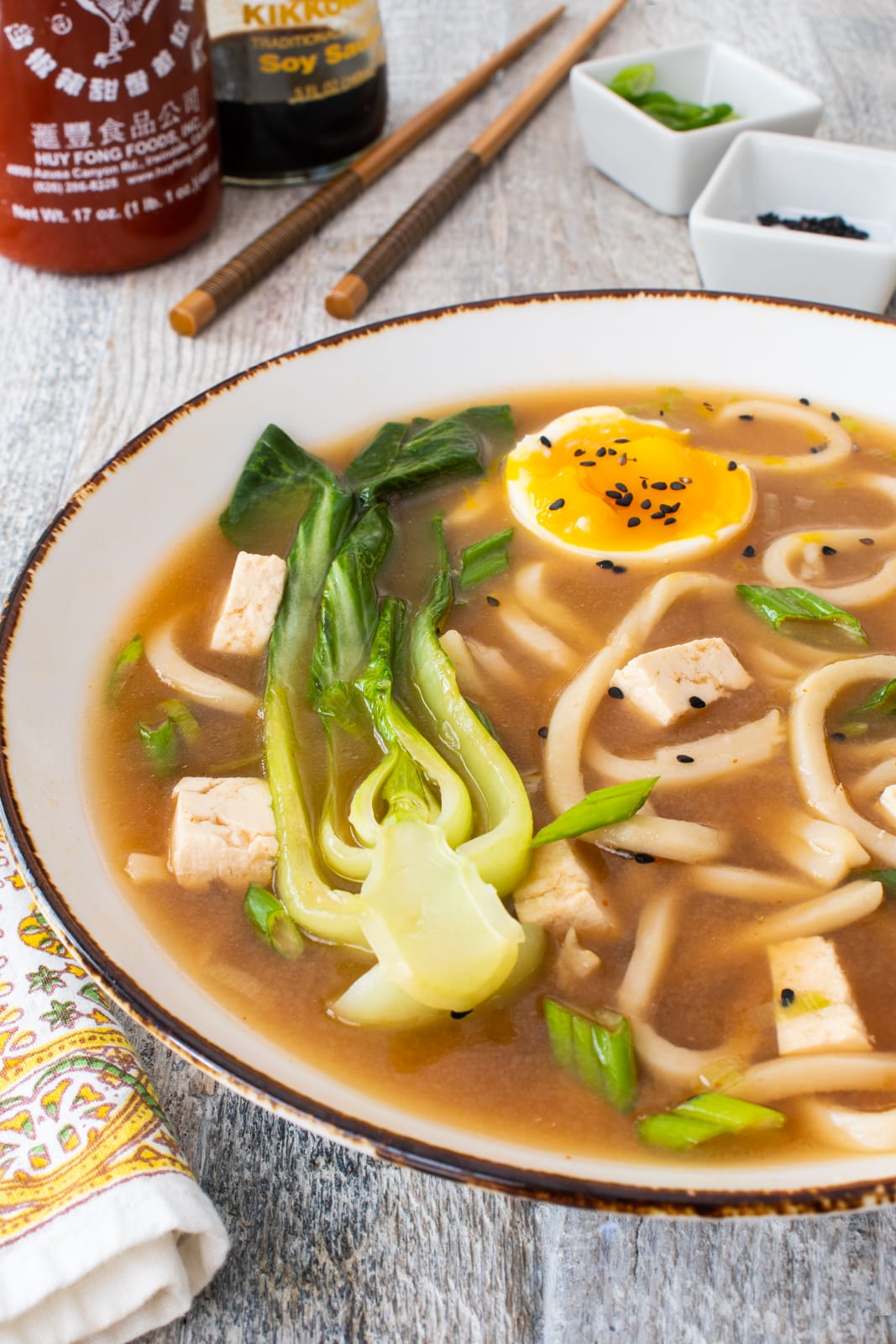 Ginger Miso Noodle Soup