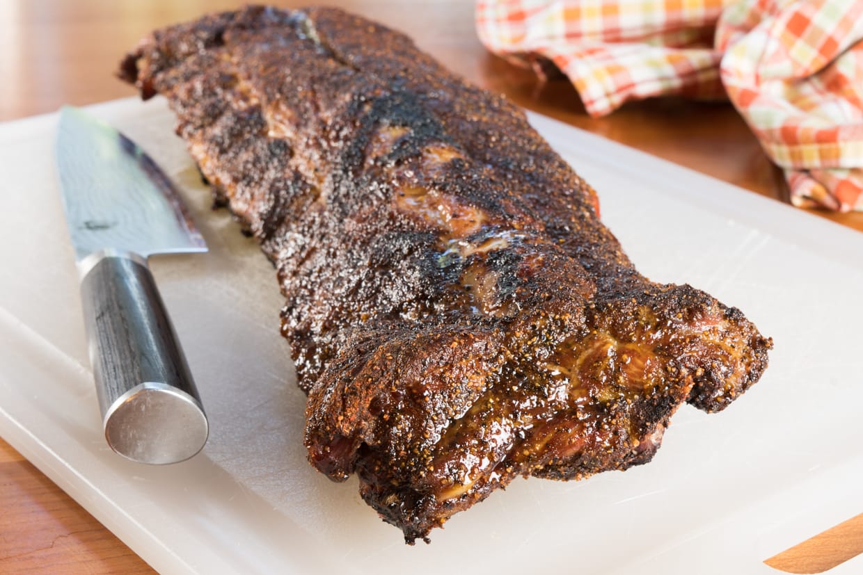 Spicy-Sweet Slow Baked Baby Back Ribs