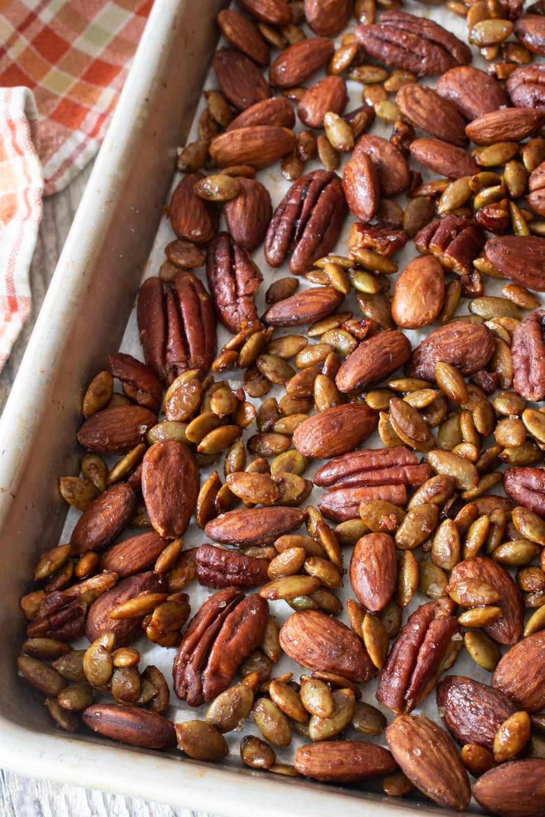 Sweet and Spicy Roasted Party Nuts