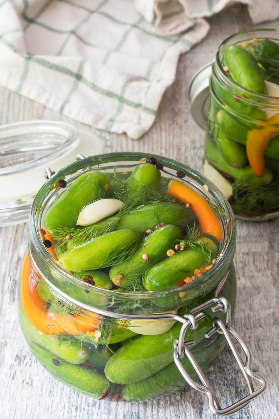 Refrigerator Spicy Baby Dill Pickles