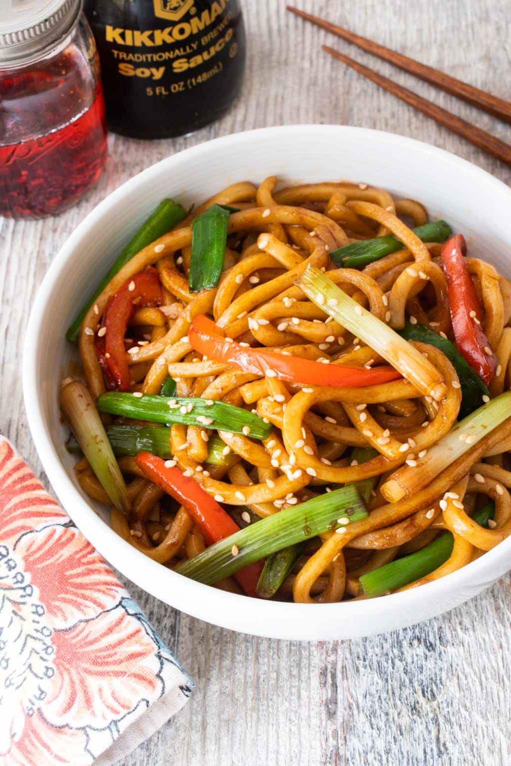 Easy Soy Garlic Noodles | For the Love of Cooking