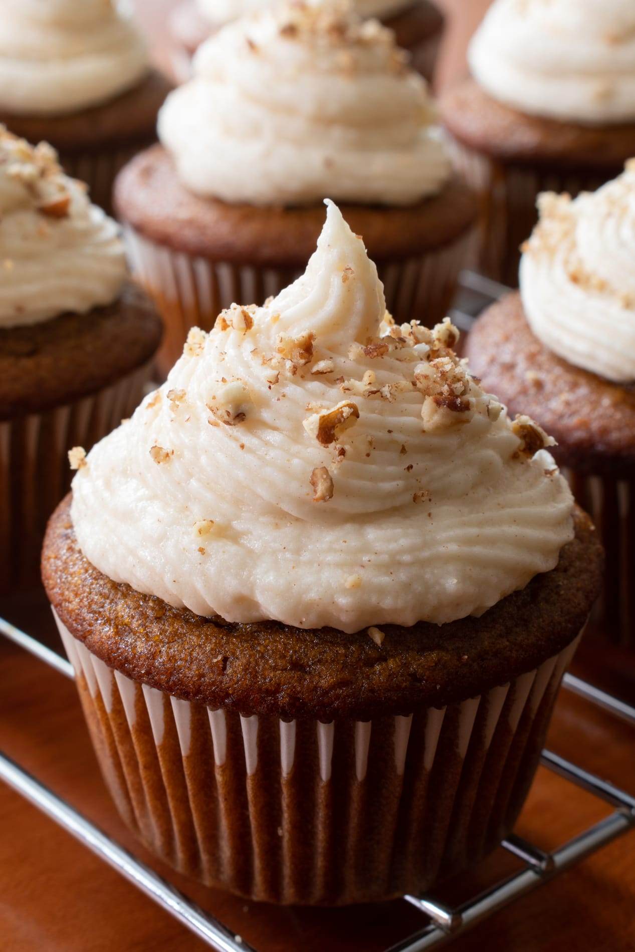 Pumpkin Cupcakes with Brown Butter Frosting