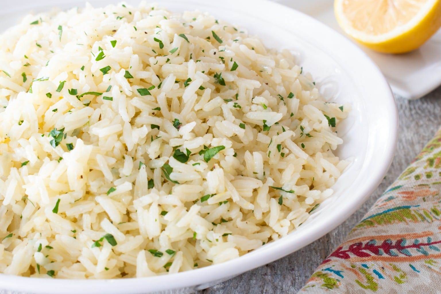 Lemon Rice Pilaf For the Love of Cooking