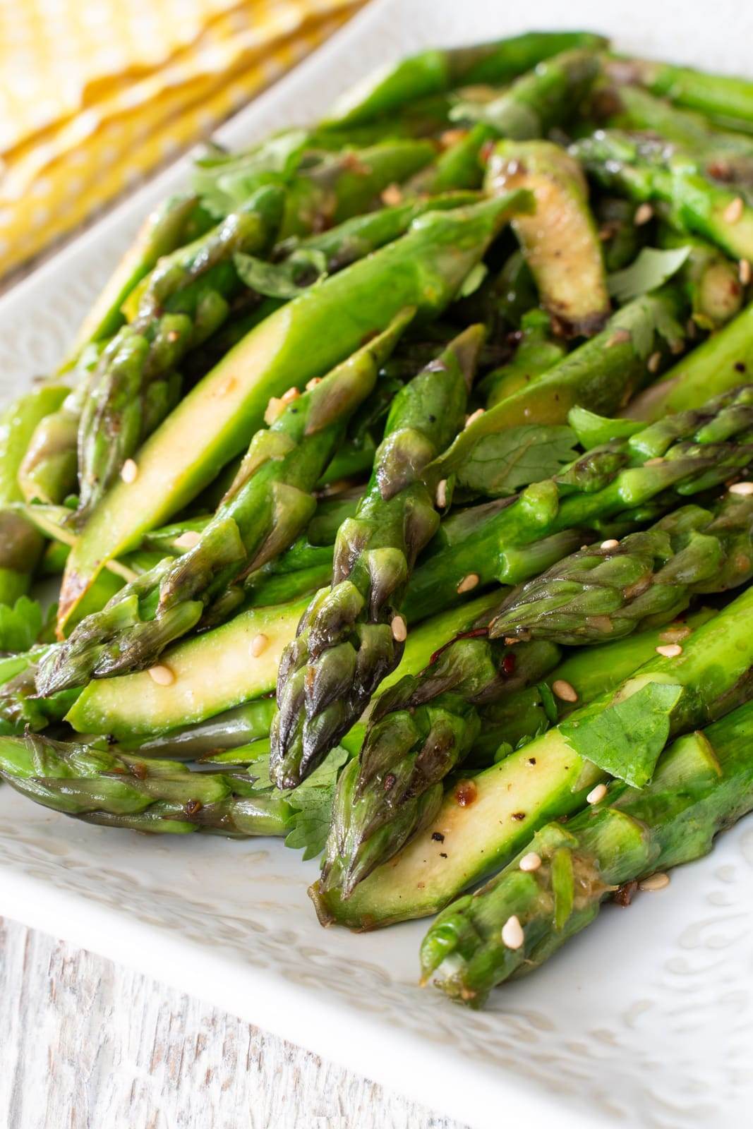 Stir Fried Spicy Asparagus