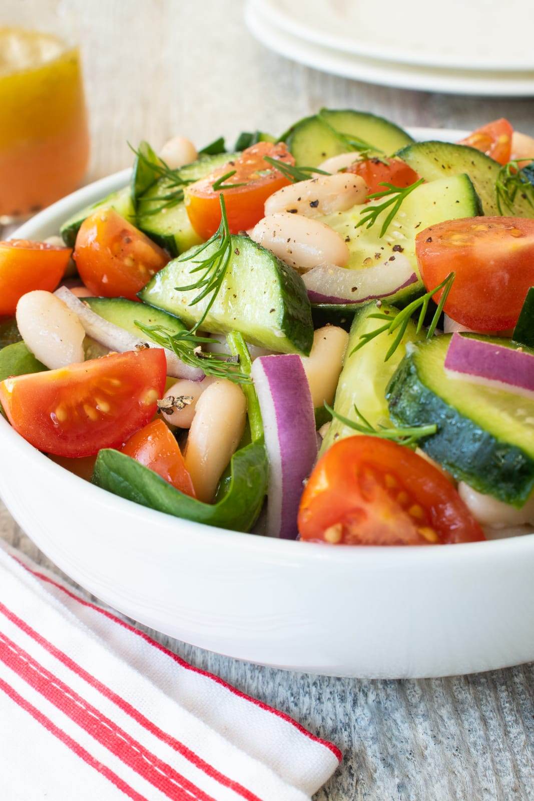 White Bean Cucumber Salad