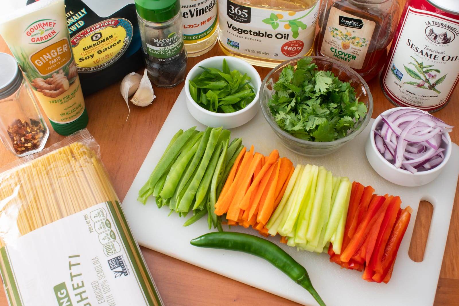 Asian Veggie Noodle Salad