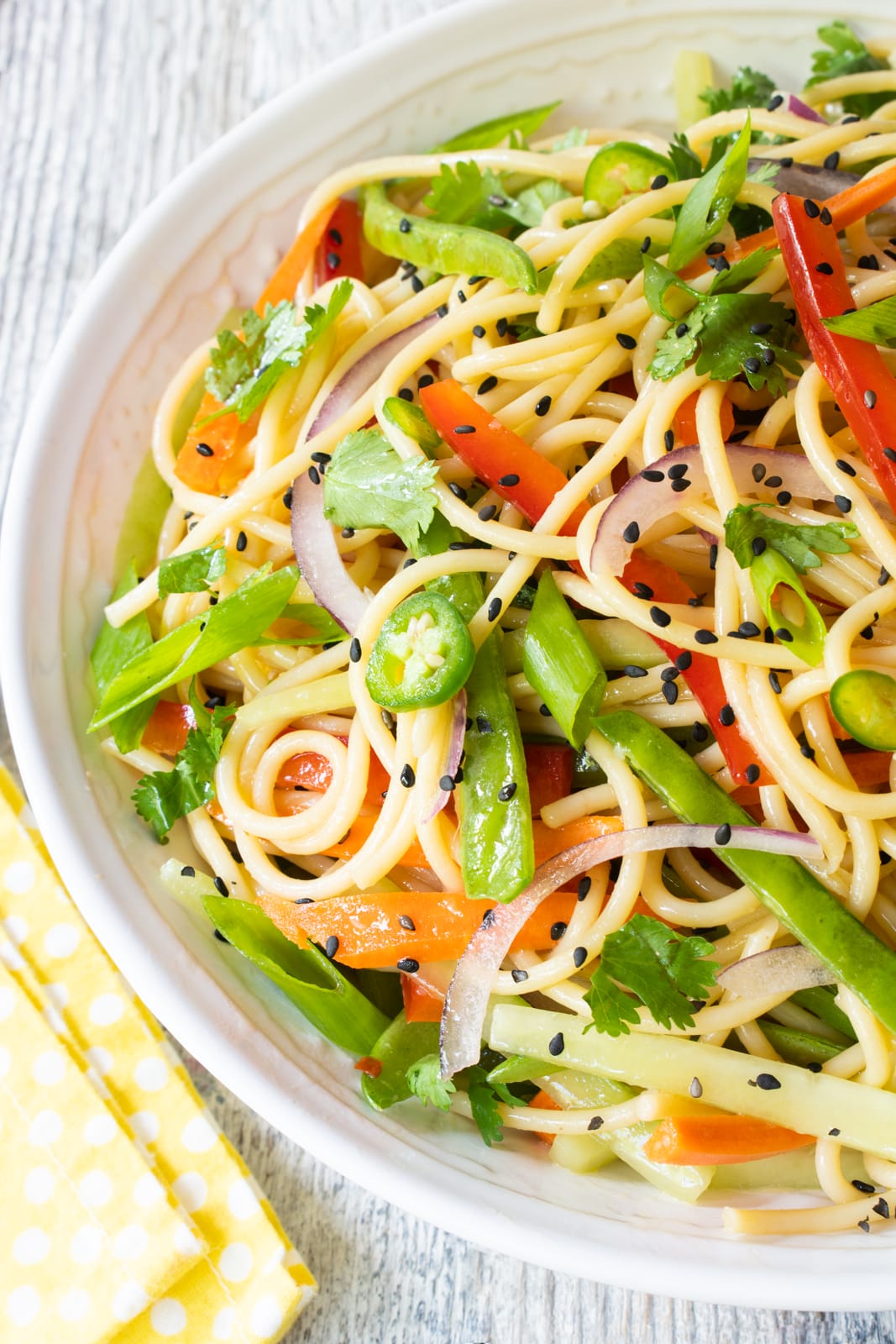 Asian Veggie Noodle Salad