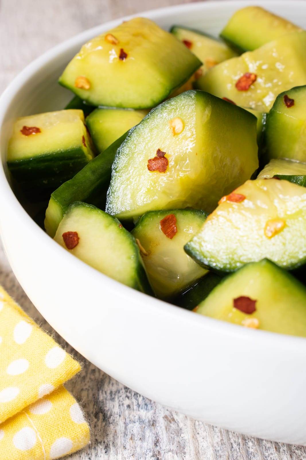 Smashed Cucumber Salad