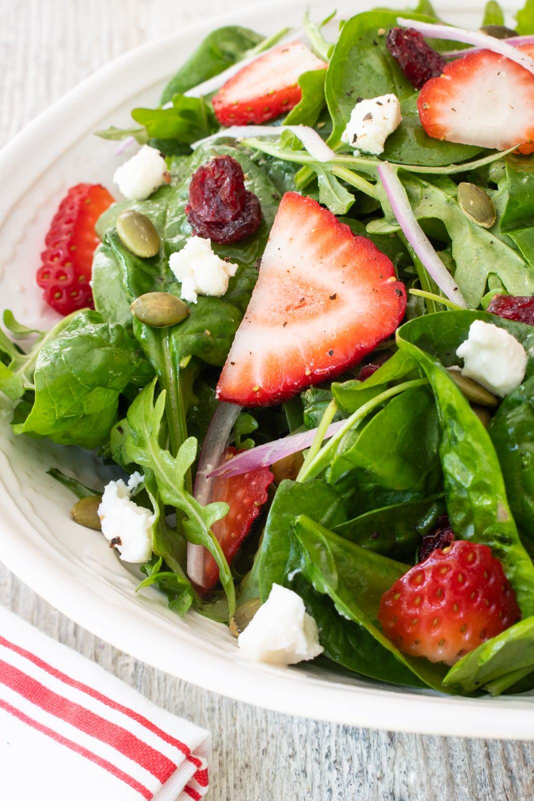 Strawberry Goat Cheese Salad