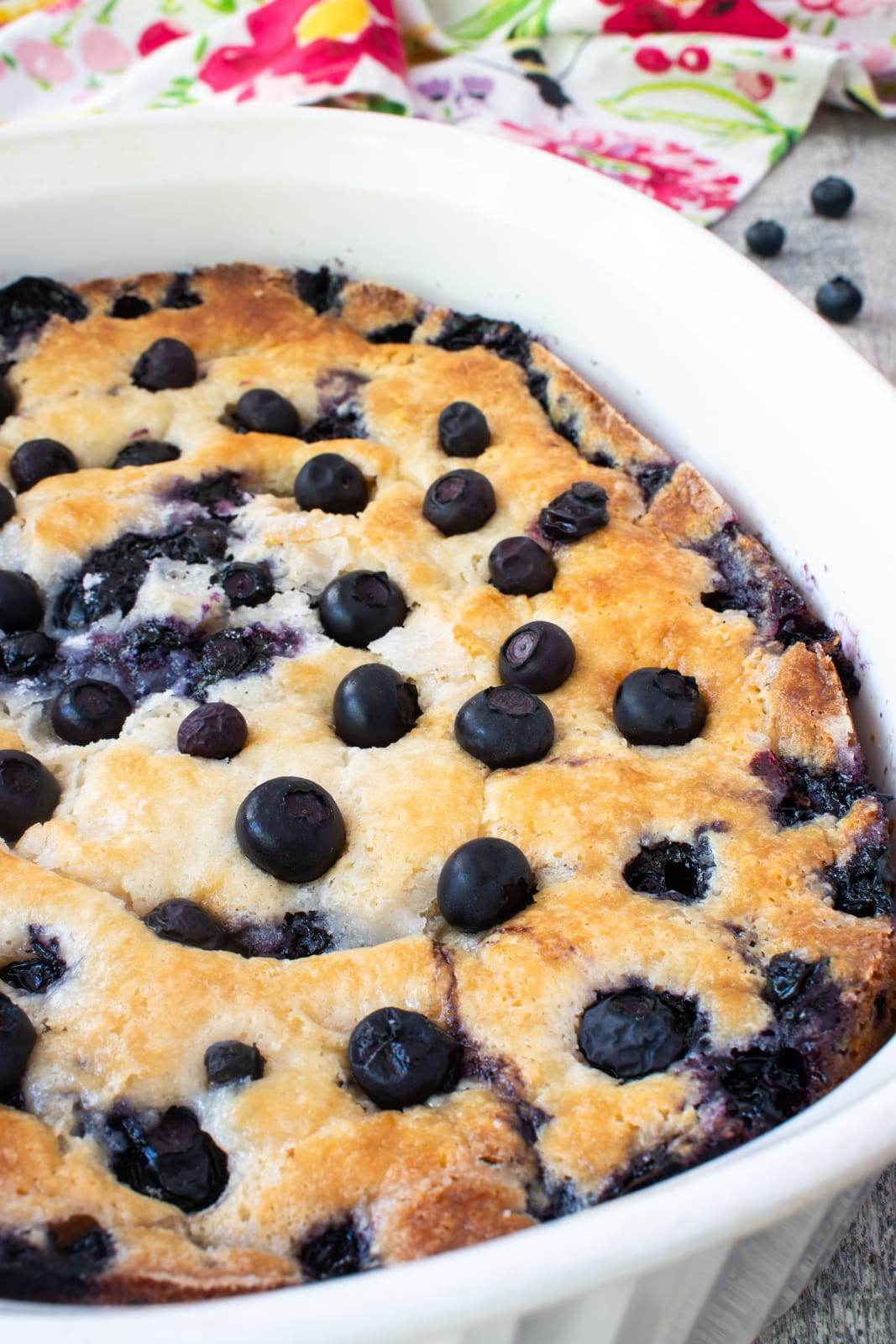 Easy Blueberry Cobbler