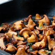 Sautéed Chanterelle Mushrooms