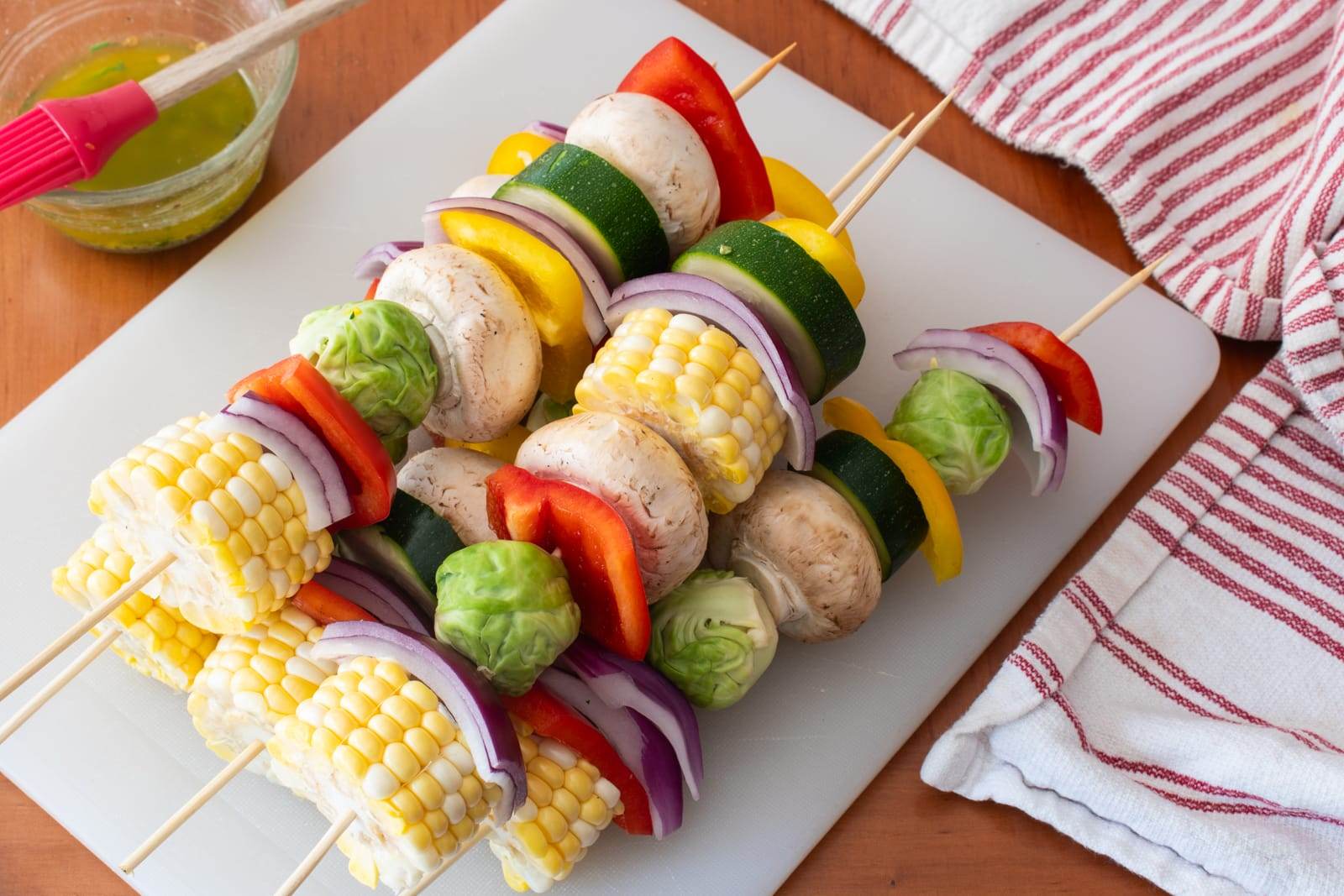 Grilled Summer Veggie Skewers