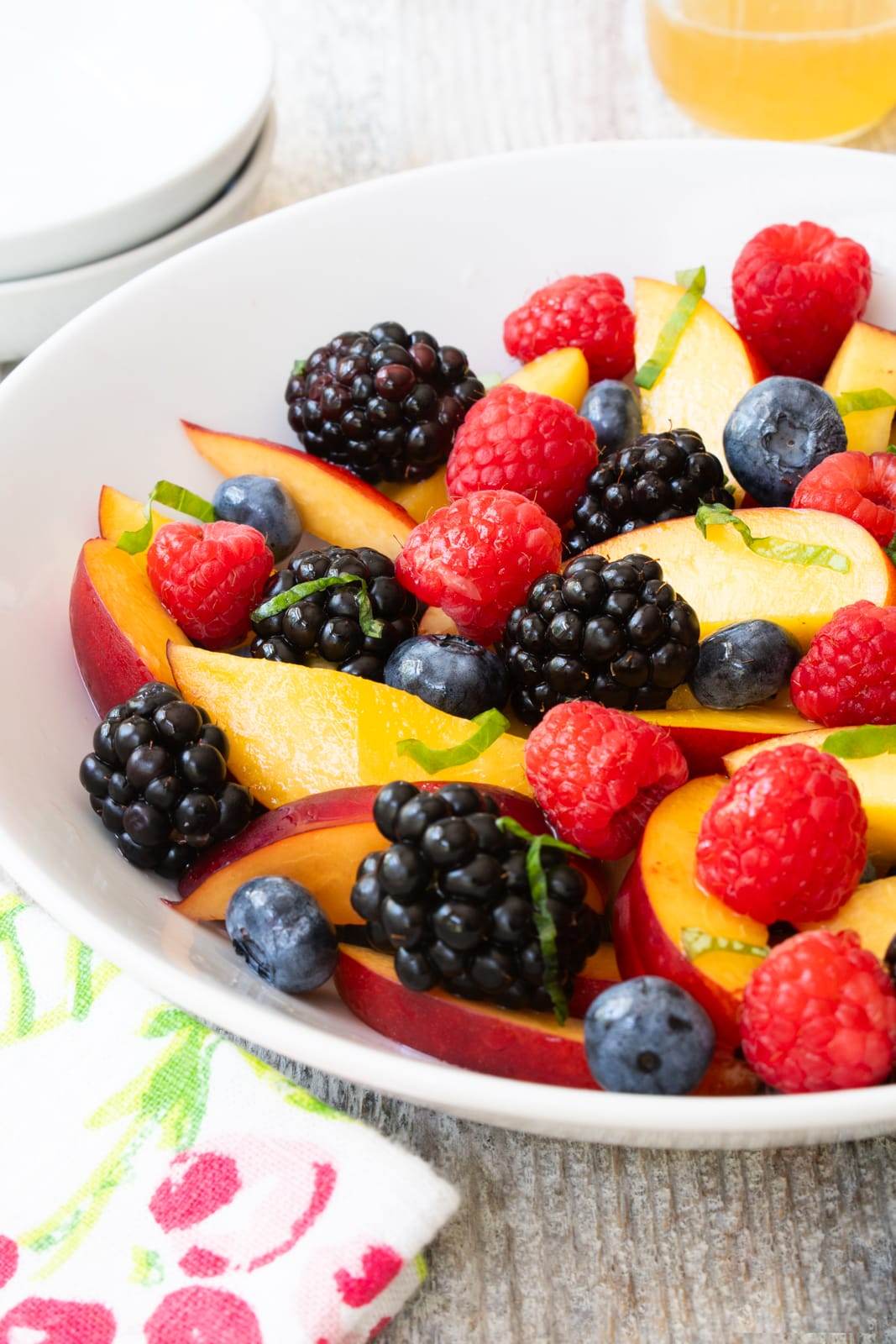 Nectarine Berry Fruit Salad