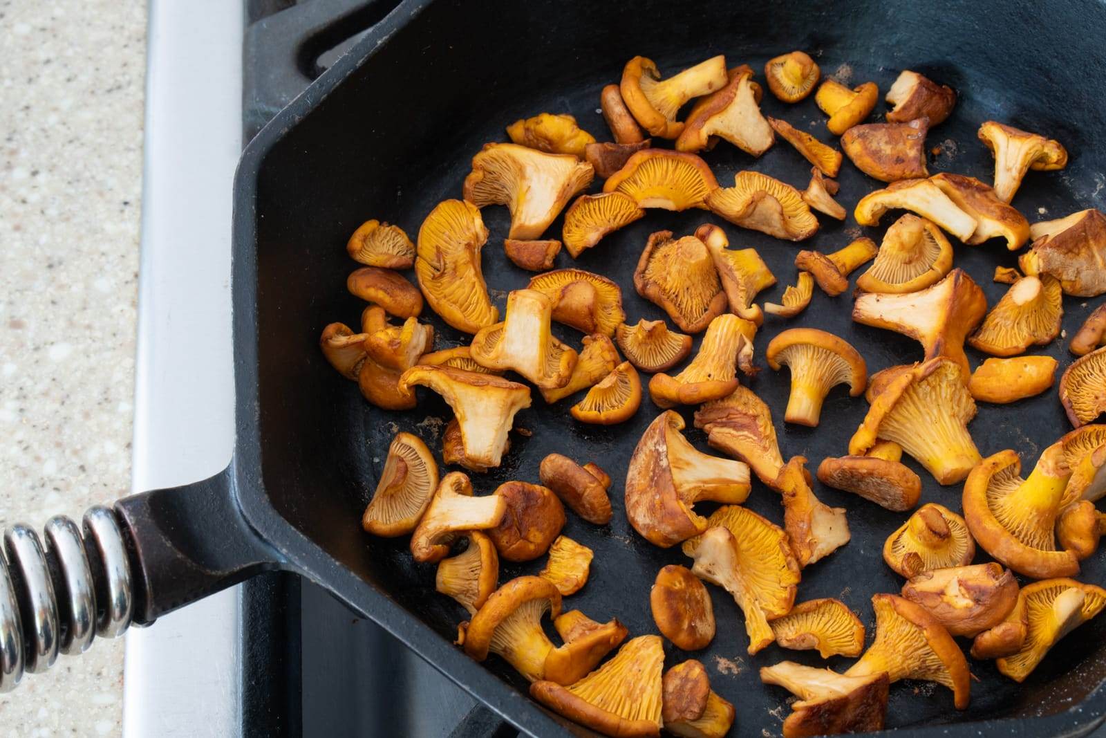 Sautéed Chanterelle Mushrooms