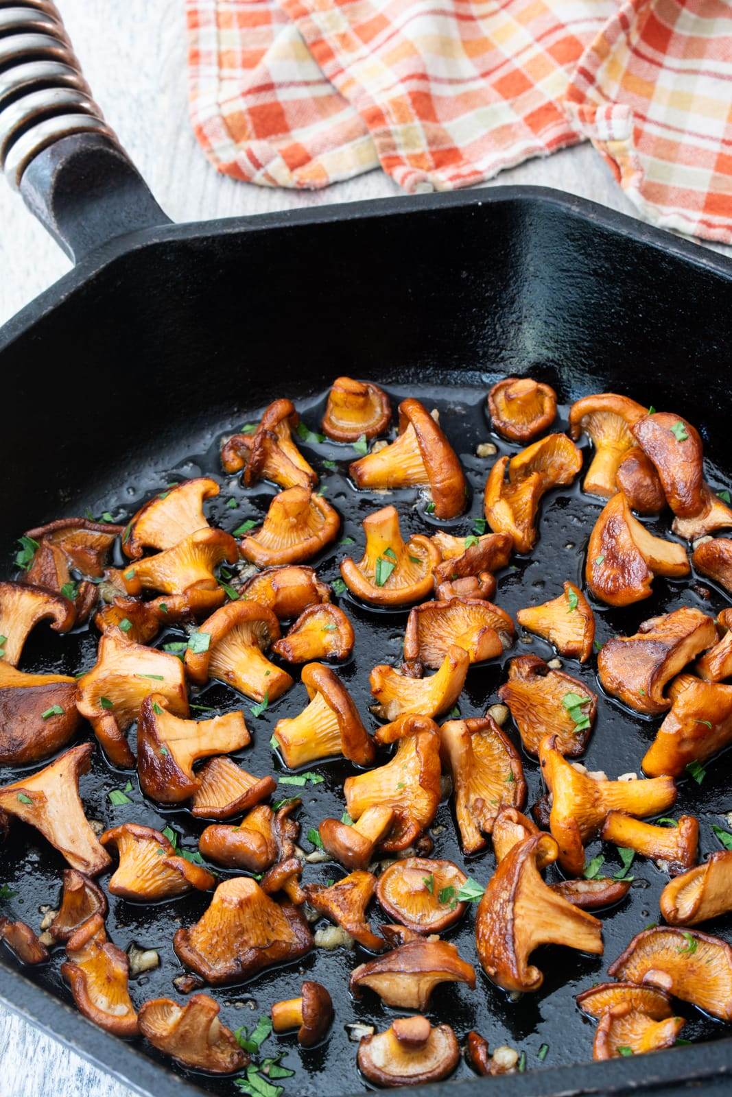 Sautéed Chanterelle Mushrooms