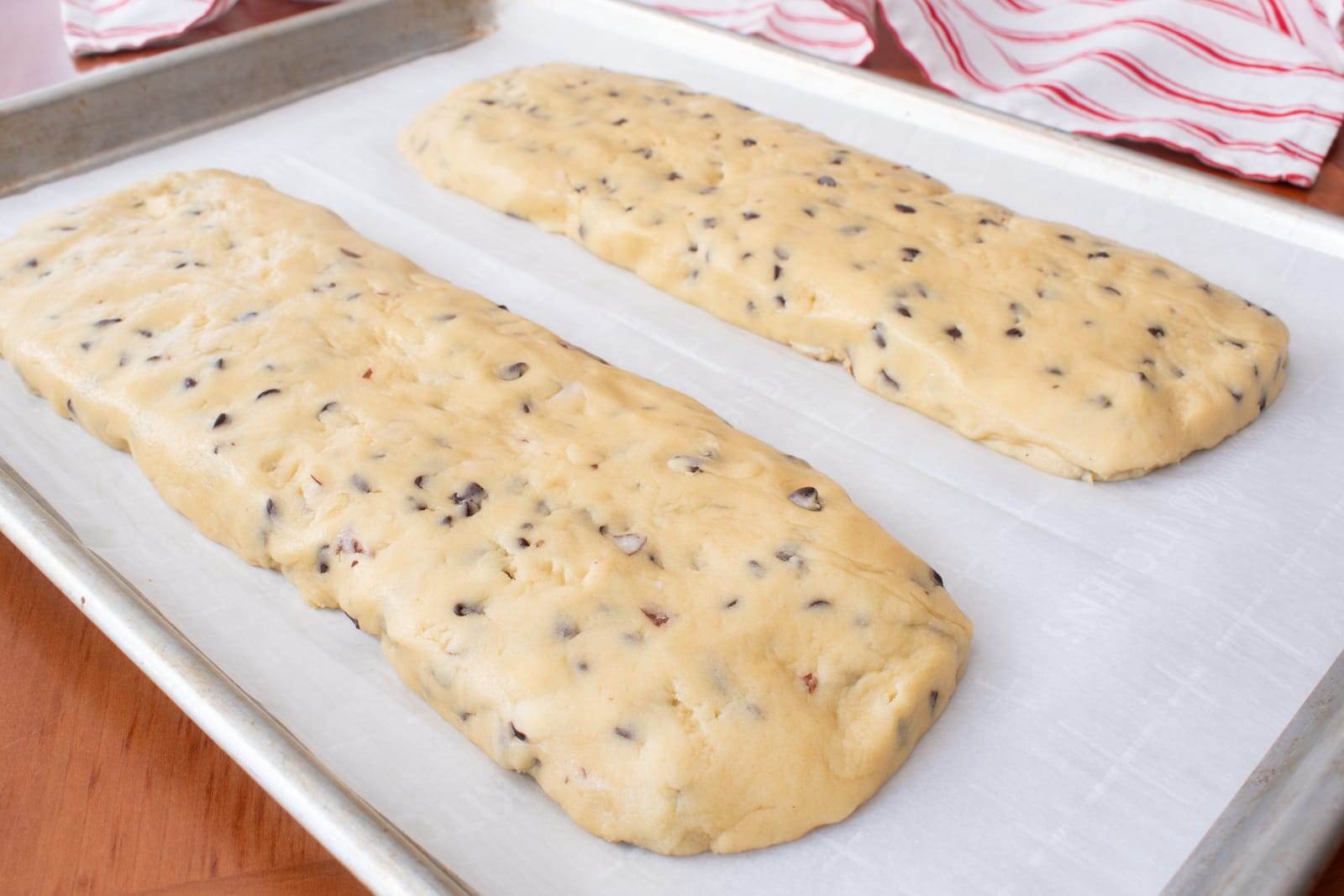 Chocolate Chip Almond Biscotti