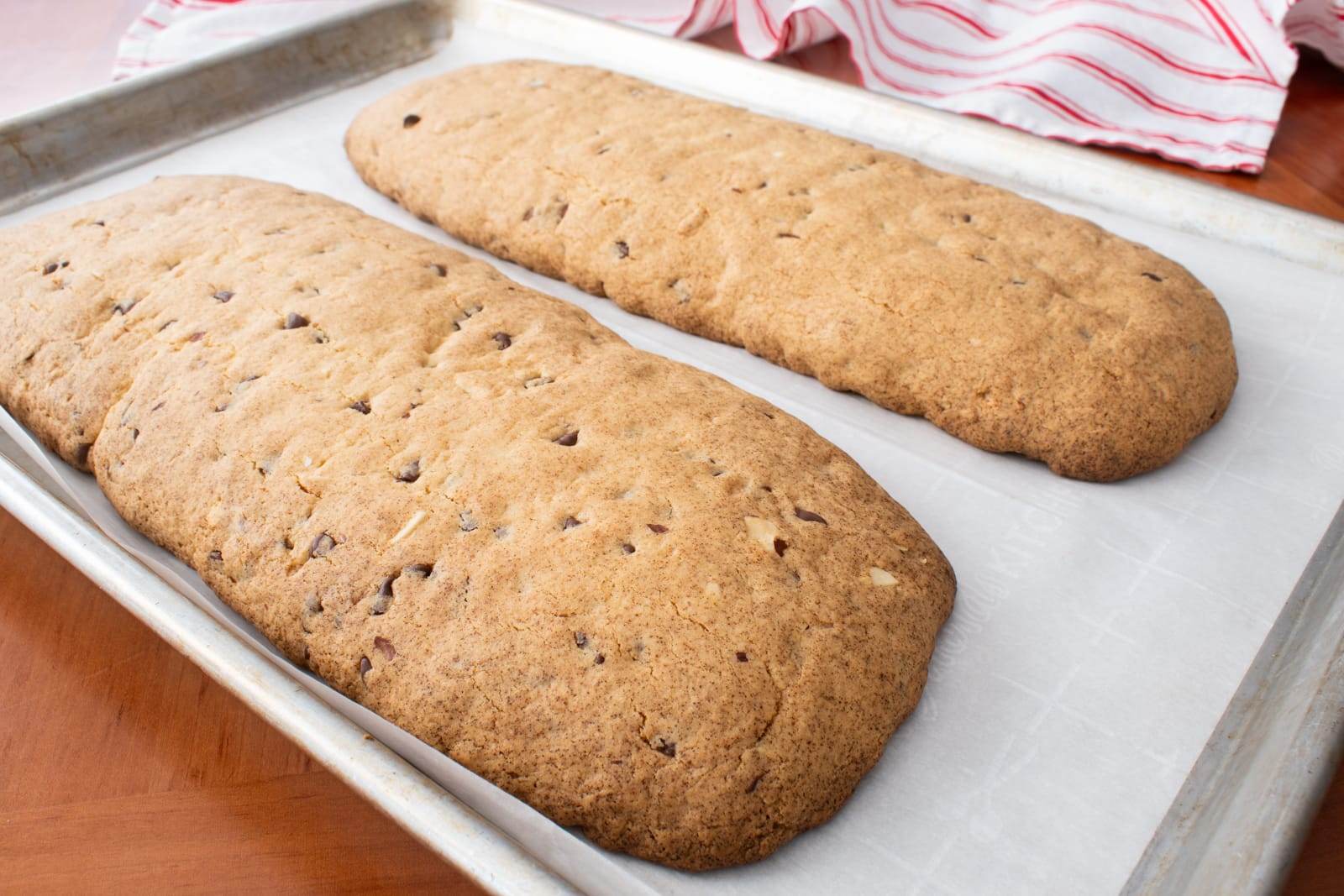 Chocolate Chip Almond Biscotti