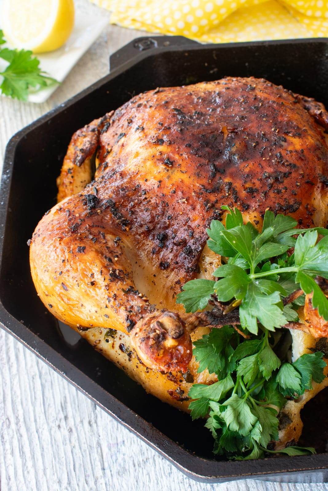 Garlic Butter Roast Chicken