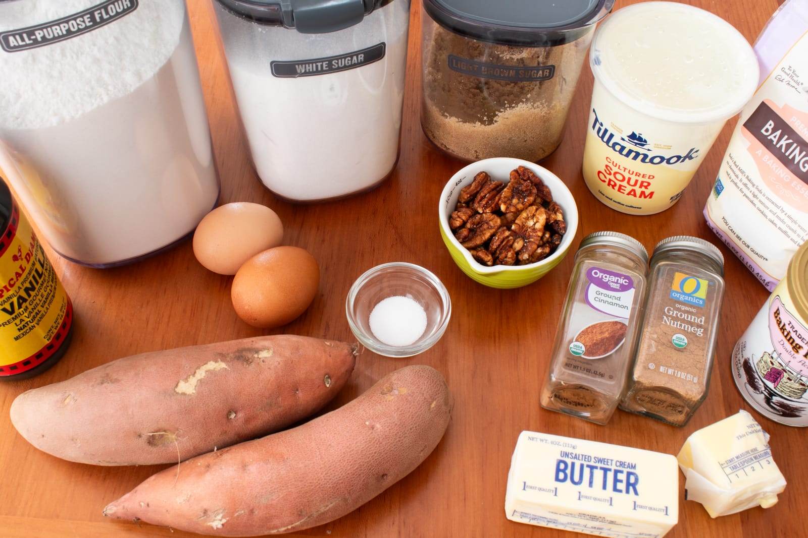 Glazed Sweet Potato Muffins