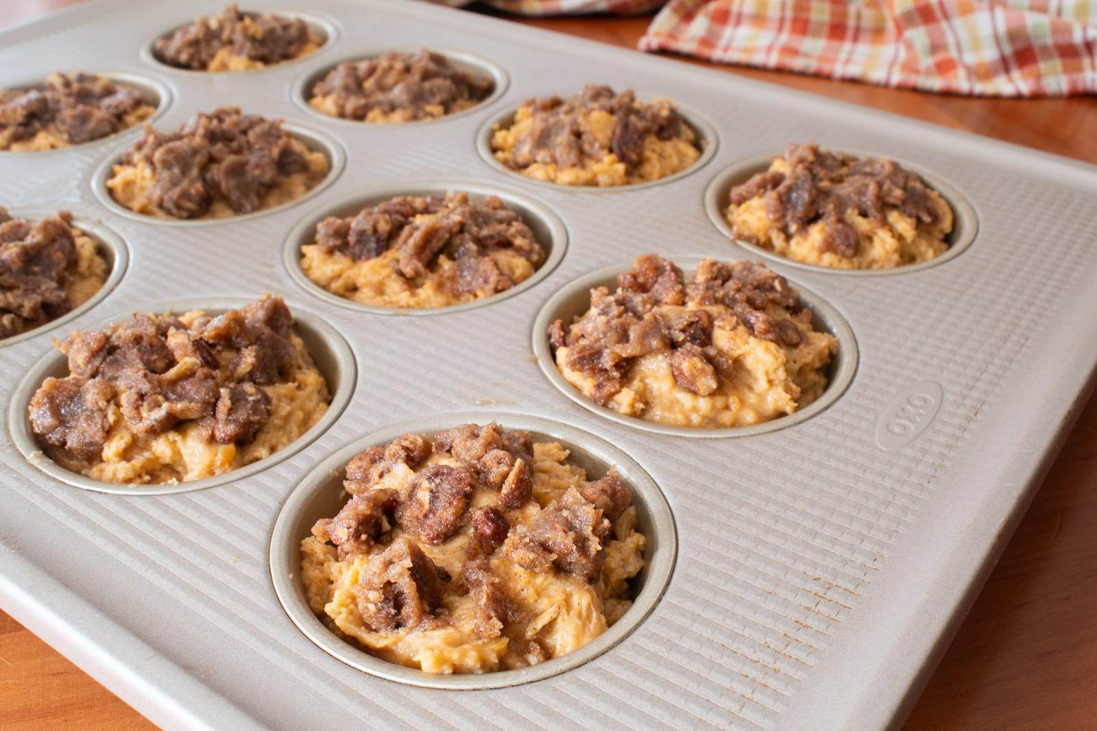 Glazed Sweet Potato Muffins