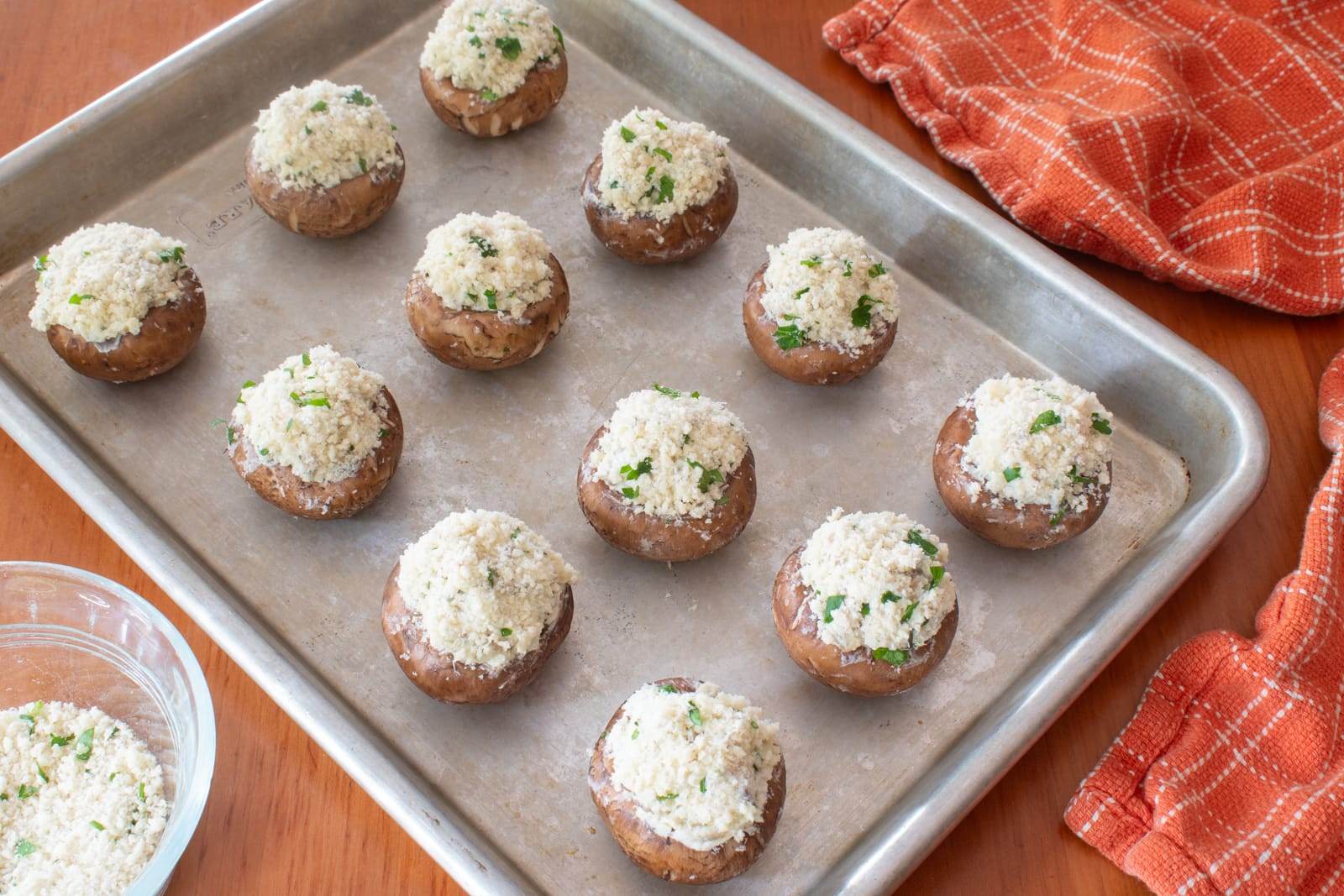 Boursin Stuffed Mushrooms