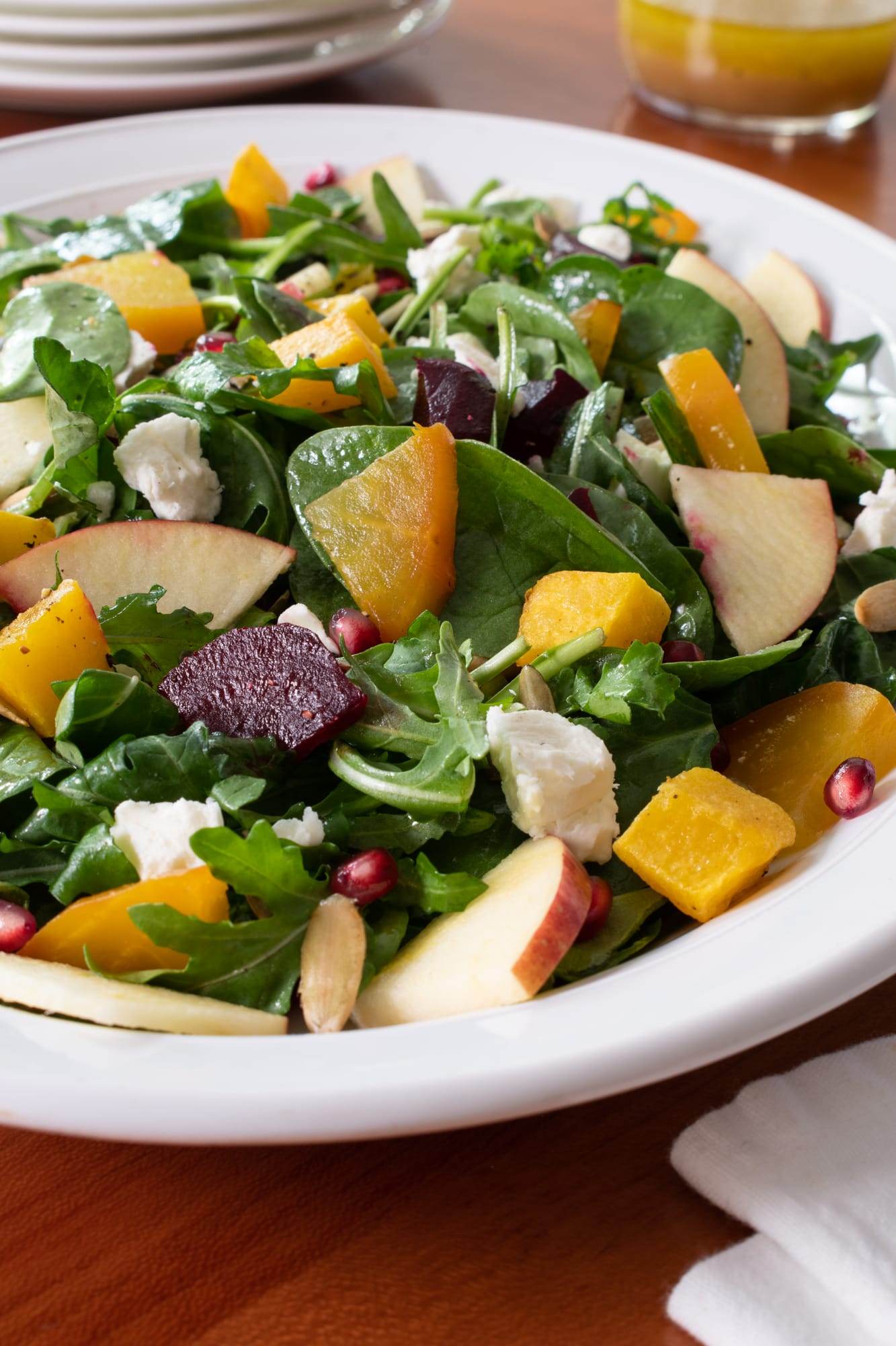 Fall Salad with Maple Dijon Vinaigrette