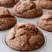 Glazed Gingerbread Muffins