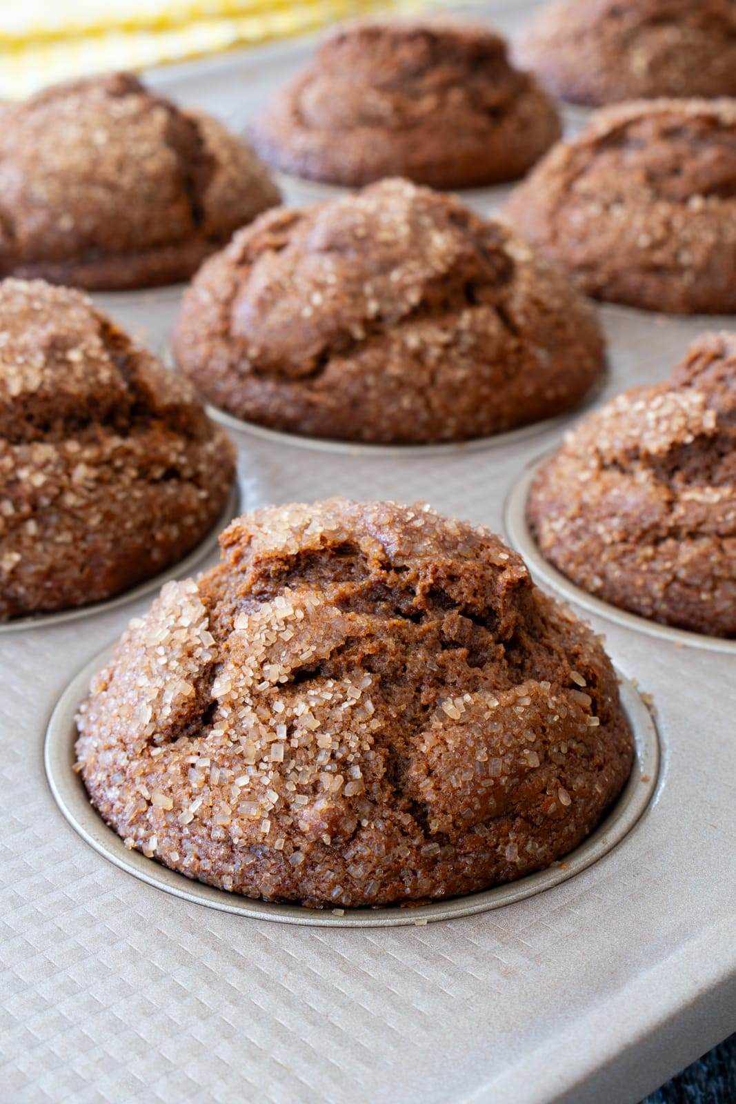 Glazed Gingerbread Muffins