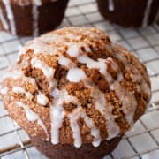 Glazed Gingerbread Muffins